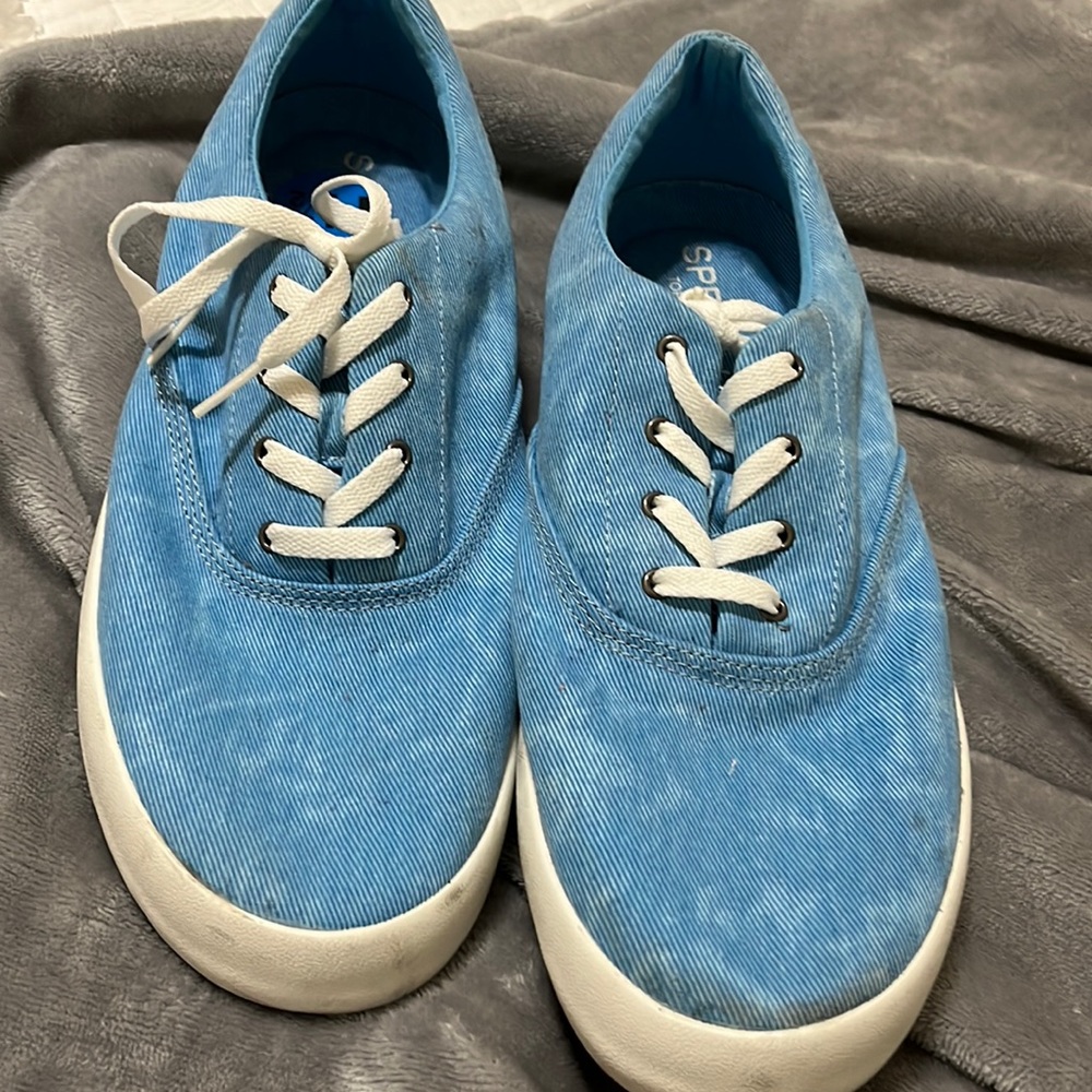 Mens Sperry Canvas Sneakers Size 11.5